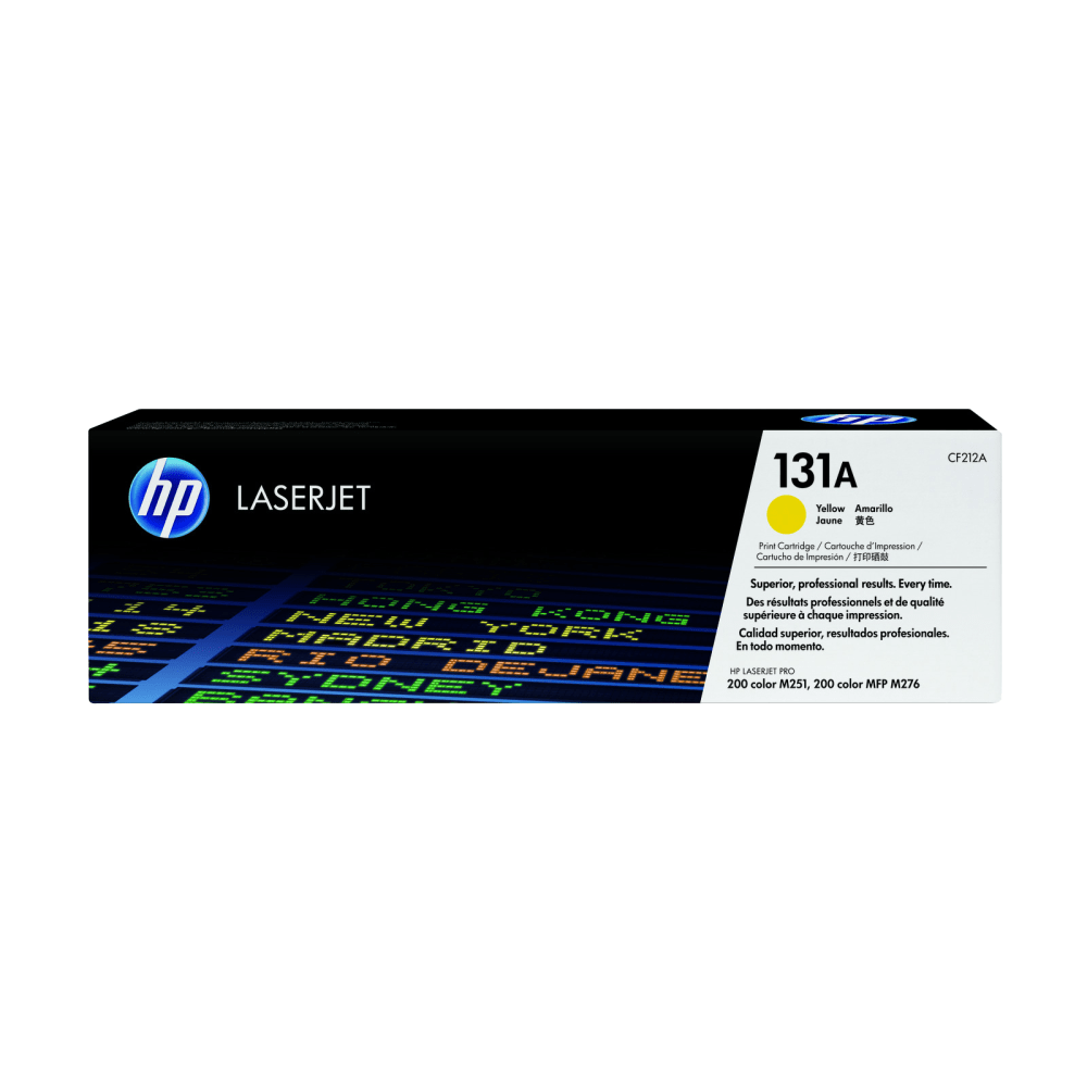 HP 131A Yellow Toner Cartridge, CF212A