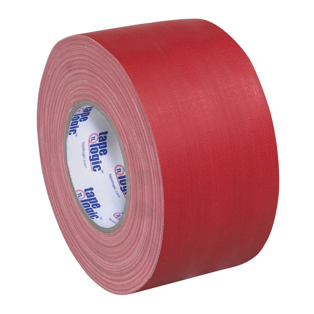 Tape Logic Gaffers Tape, 4in x 60 Yd., 11 Mil, Red, Case Of 3 Rolls