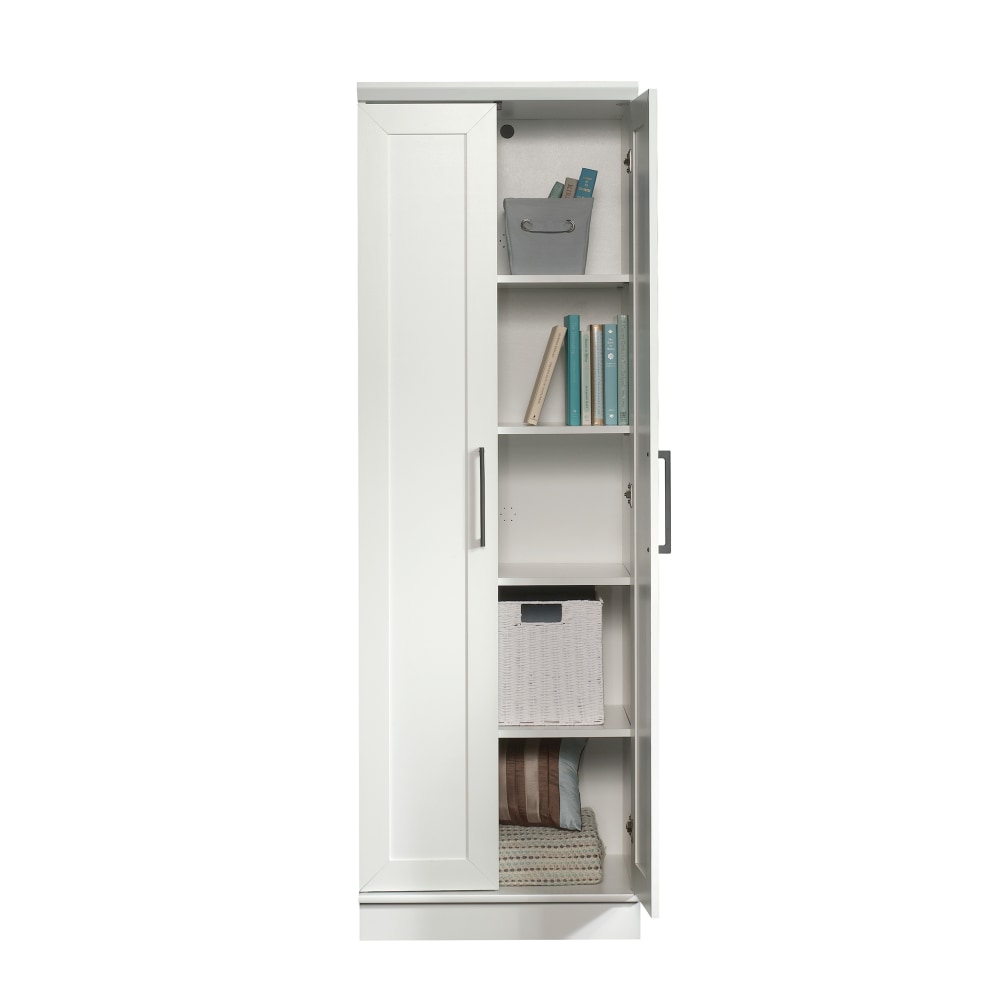 Sauder HomePlus Narrow Storage Cabinet, Soft White