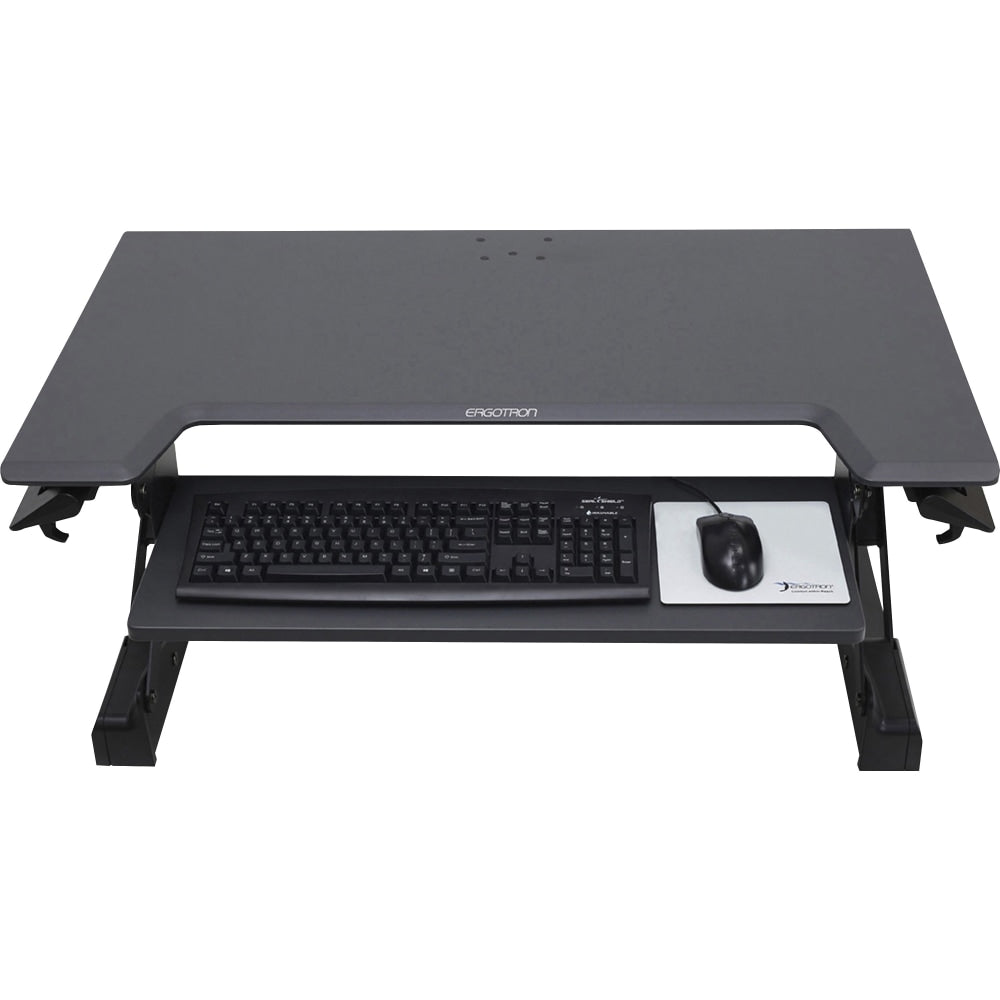 Ergotron WorkFit-TL 39inW Sit-Stand Desk Converter With Adjustable Height, Black