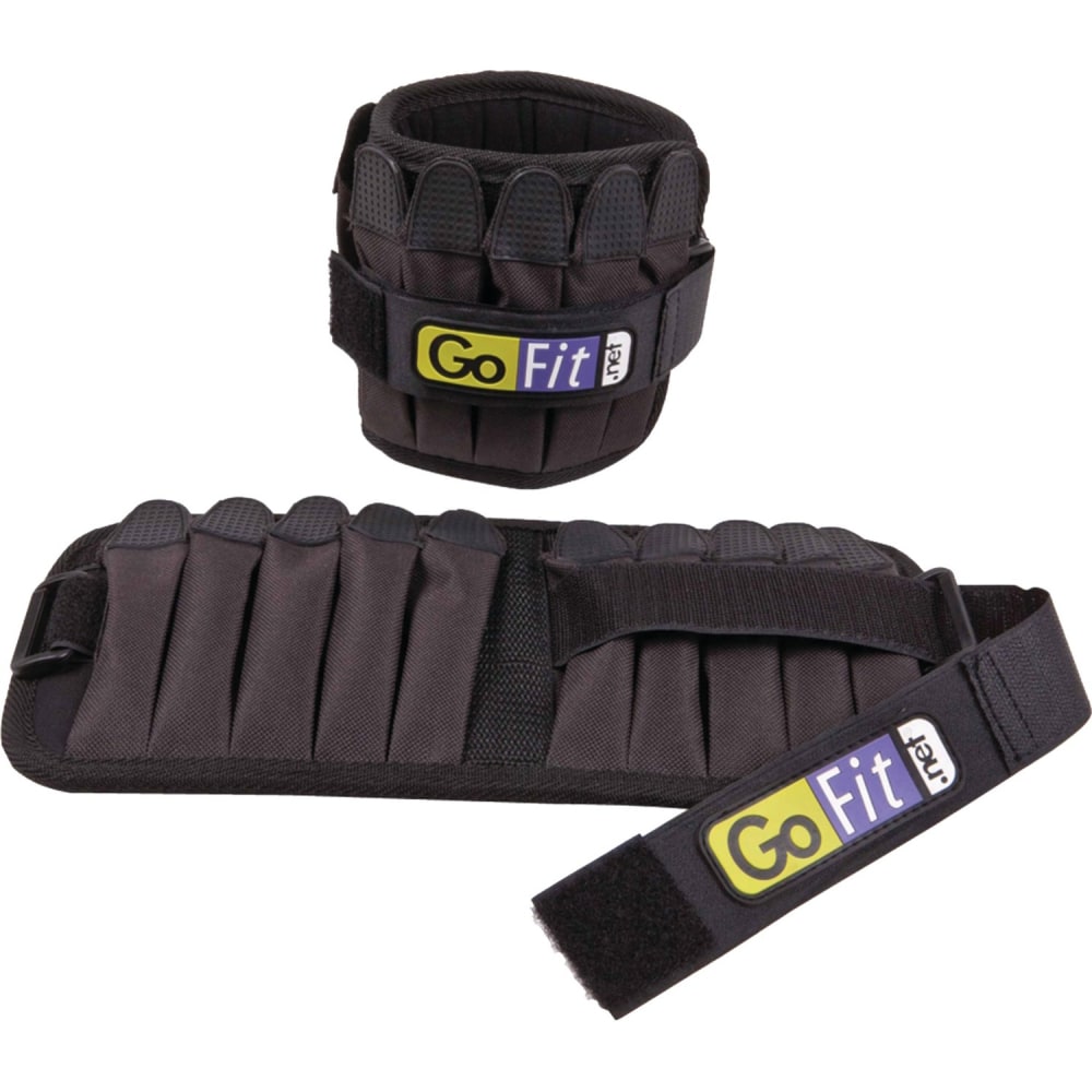 GoFit Padded Adjustable Pro Ankle Weights