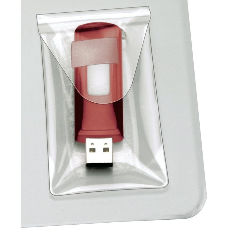 Cardinal Holdit! Clear USB Poly Pocket - Poly - Clear