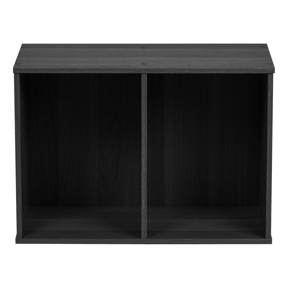 IRIS 24inH 2-Tier Storage-Shelf, Black