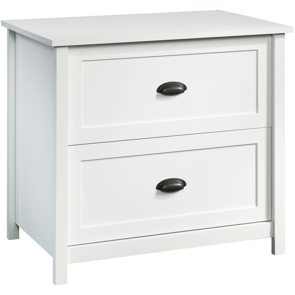 Sauder County Line 33-7/16inW x 22inD Lateral 2-Drawer File Cabinet, Soft White