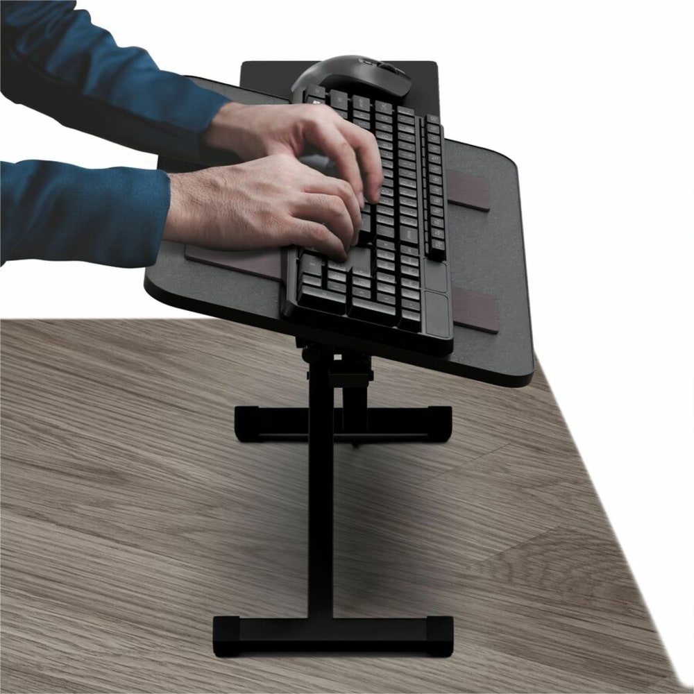 Uncaged Ergonomics KT3 Adjustable Height Tilt Computer Keyboard Stand. Ergonomic On Desk Stand Up Desktop Riser. Raise Keyboards To Standing Height