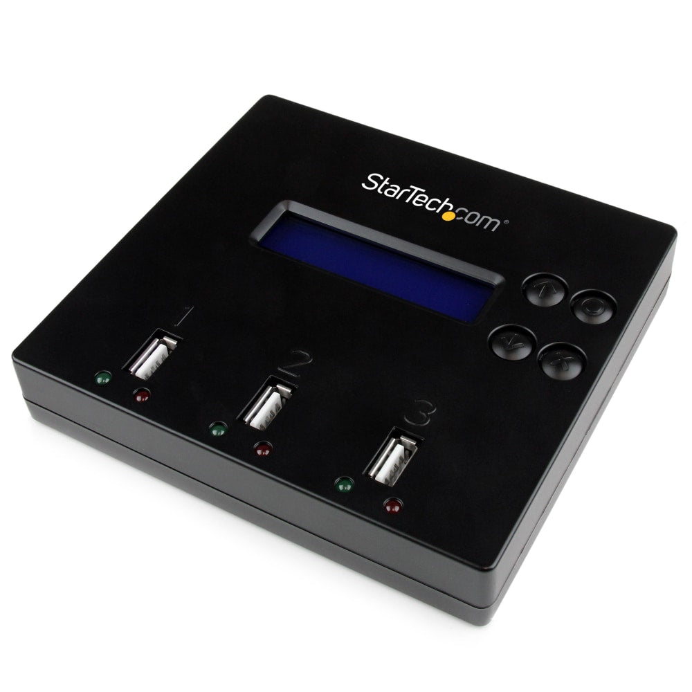 StarTech.com 1:2 Standalone USB Duplicator & Eraser - Flash Drives - TAA Compliant - USB 2.0 Memory Stick Duplicator Eraser