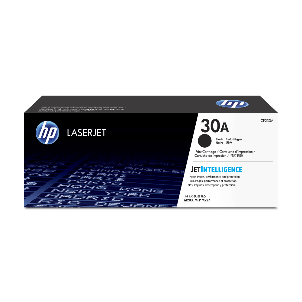 HP 30A Black Toner Cartridge, CF230A