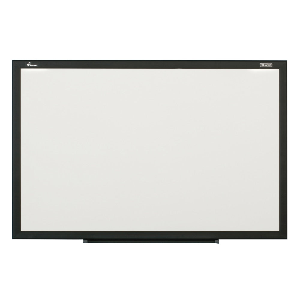 SKILCRAFT Magnetic Dry-Erase Whiteboard, 24in x 36in, Aluminum Frame With Black Finish (AbilityOne 7110 01 651 1286)