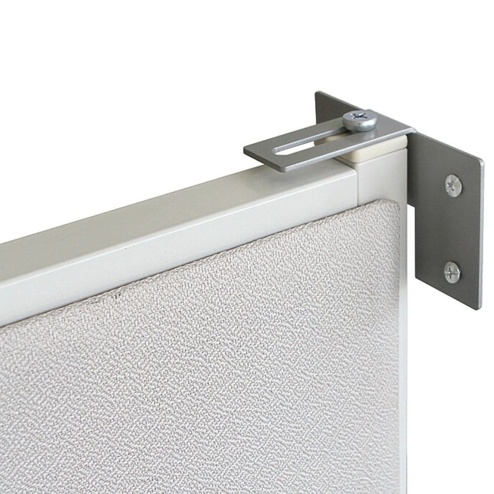 Lorell Panel System Panel Wall Bracket, 2-pack, Aluminum