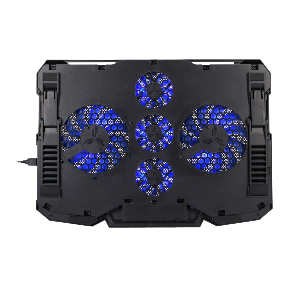 ENHANCE Cryogen - Notebook cooling pad - 17in - black with blue accents