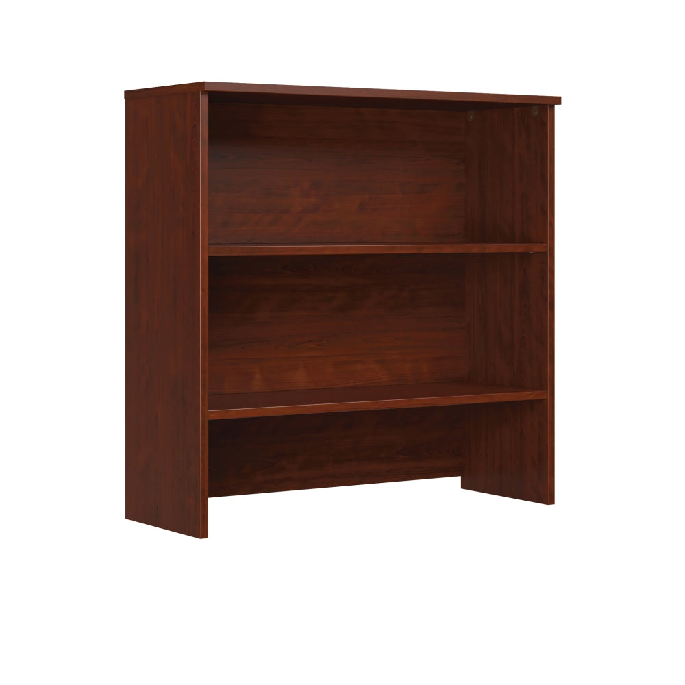 Sauder Affirm Bookcase Hutch, 36inH x 35-1/2inW x 14-1/2inD, Classic Cherry