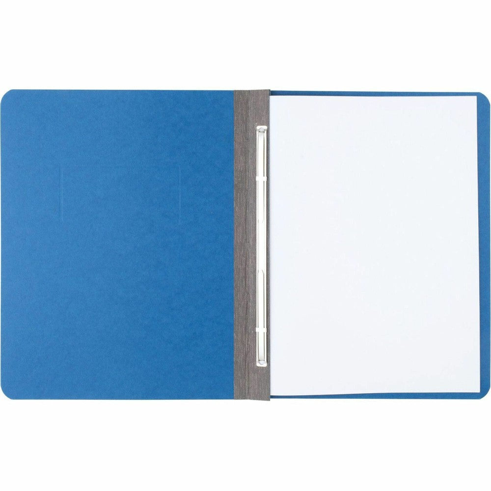 ACCO Presstex Binder, Side Bound, 11in x 8 1/2in, 60% Recycled, Light Blue