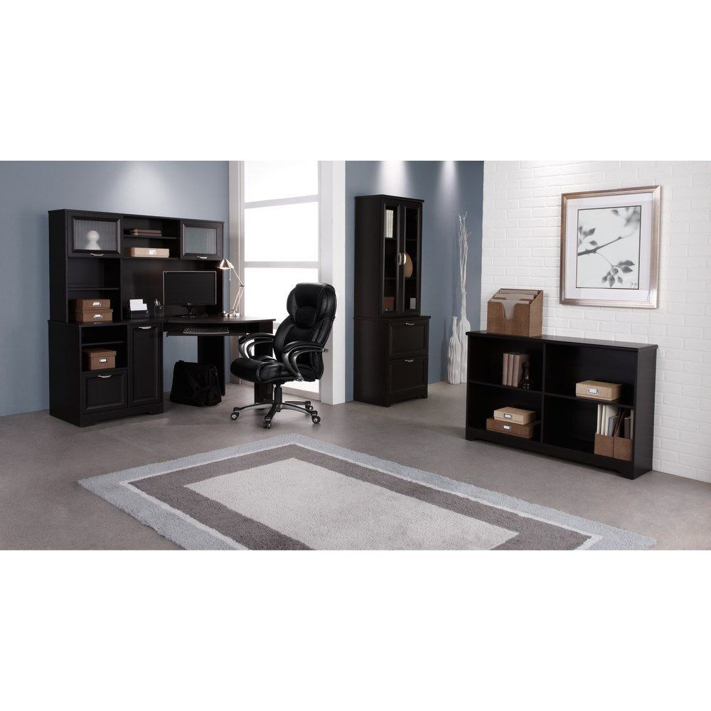 Realspace Magellan 60inW Corner Desk, Espresso