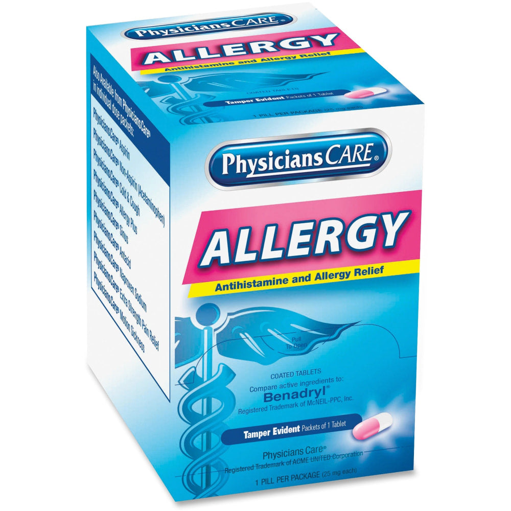 PhysiciansCare Allergy Relief Tablets, Box of 50