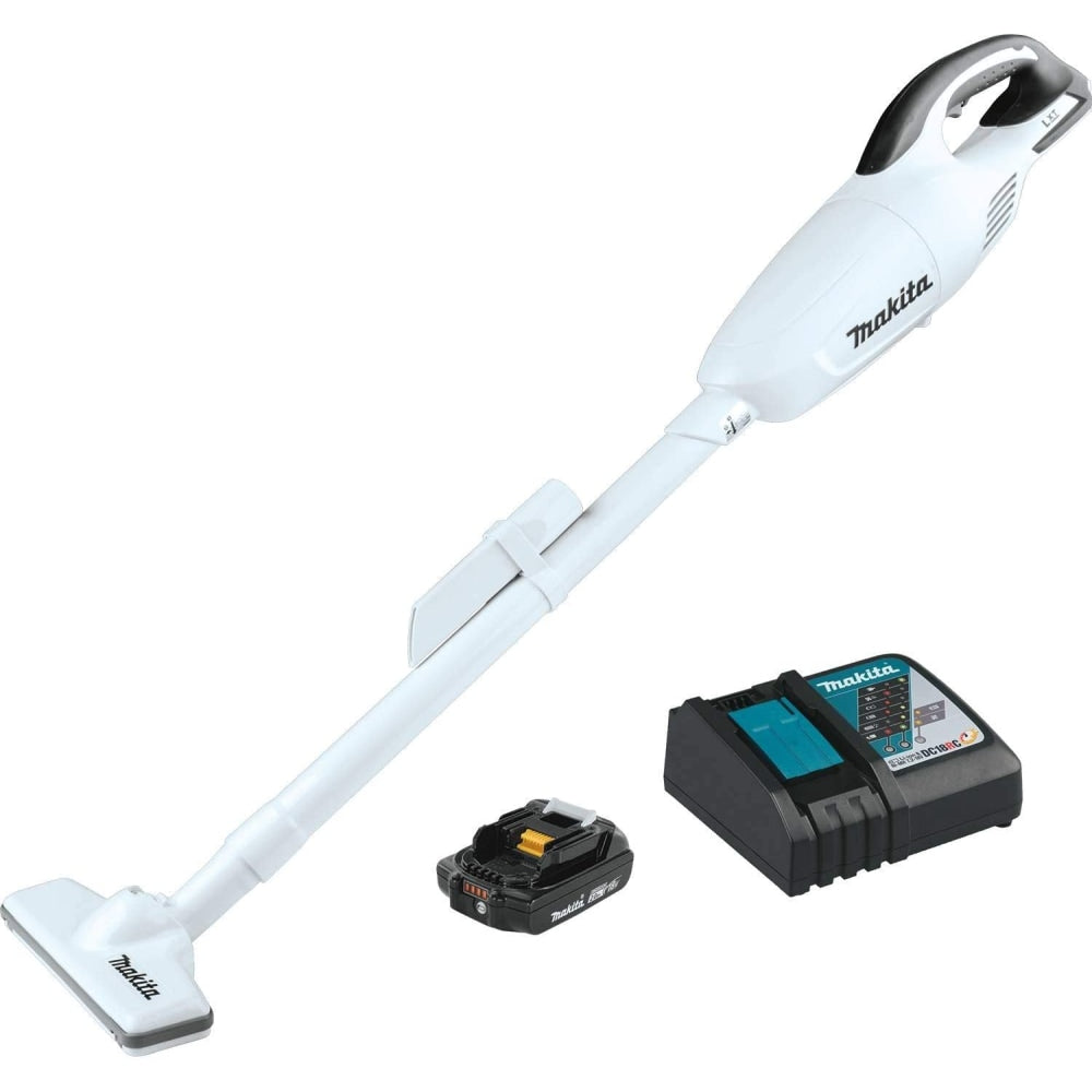 Makita 18V LXT Lithium-Ion Compact Cordless Vacuum Kit, White