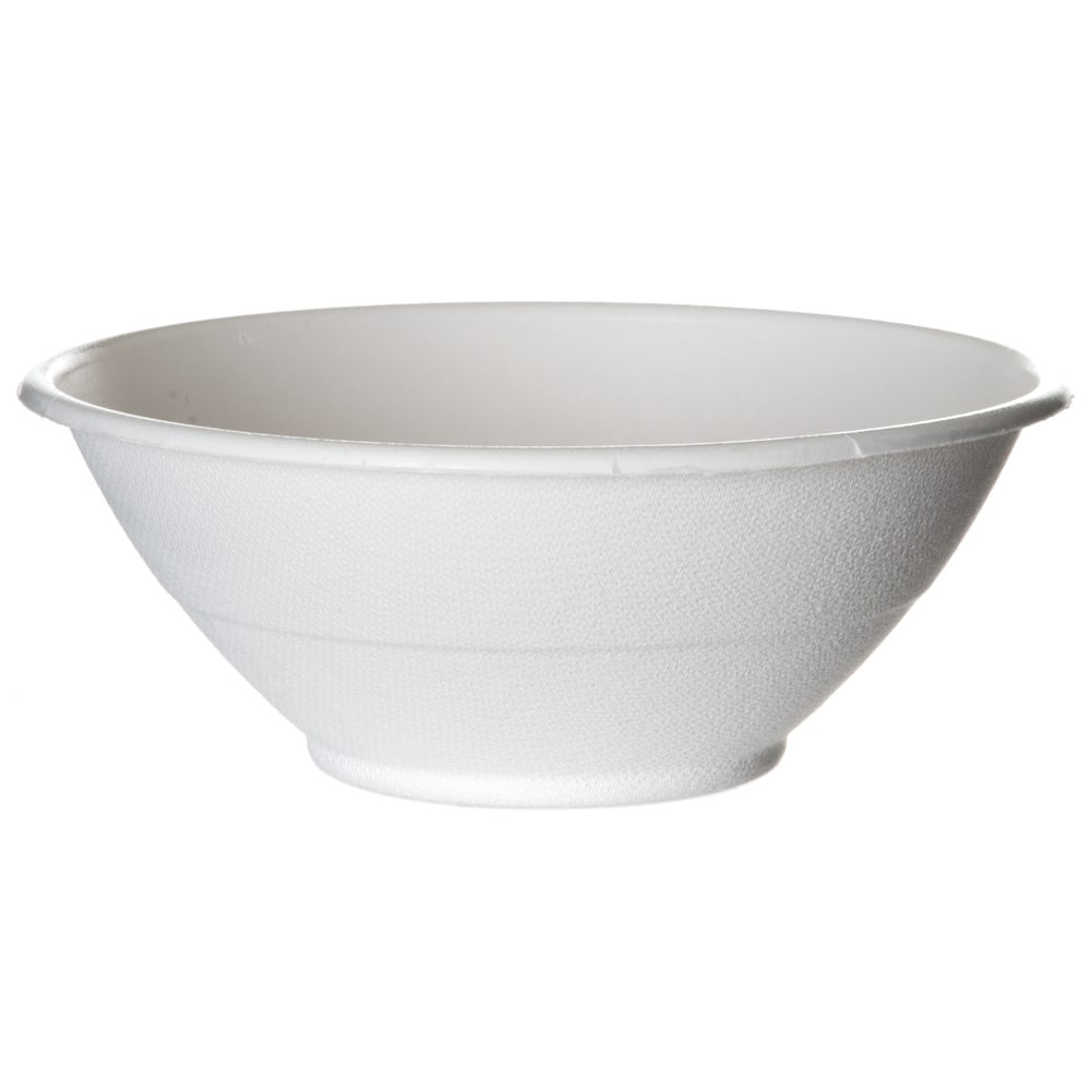 Eco-Products Sugarcane Bowls, 40 Oz, White, Pack Of 400 Bowls