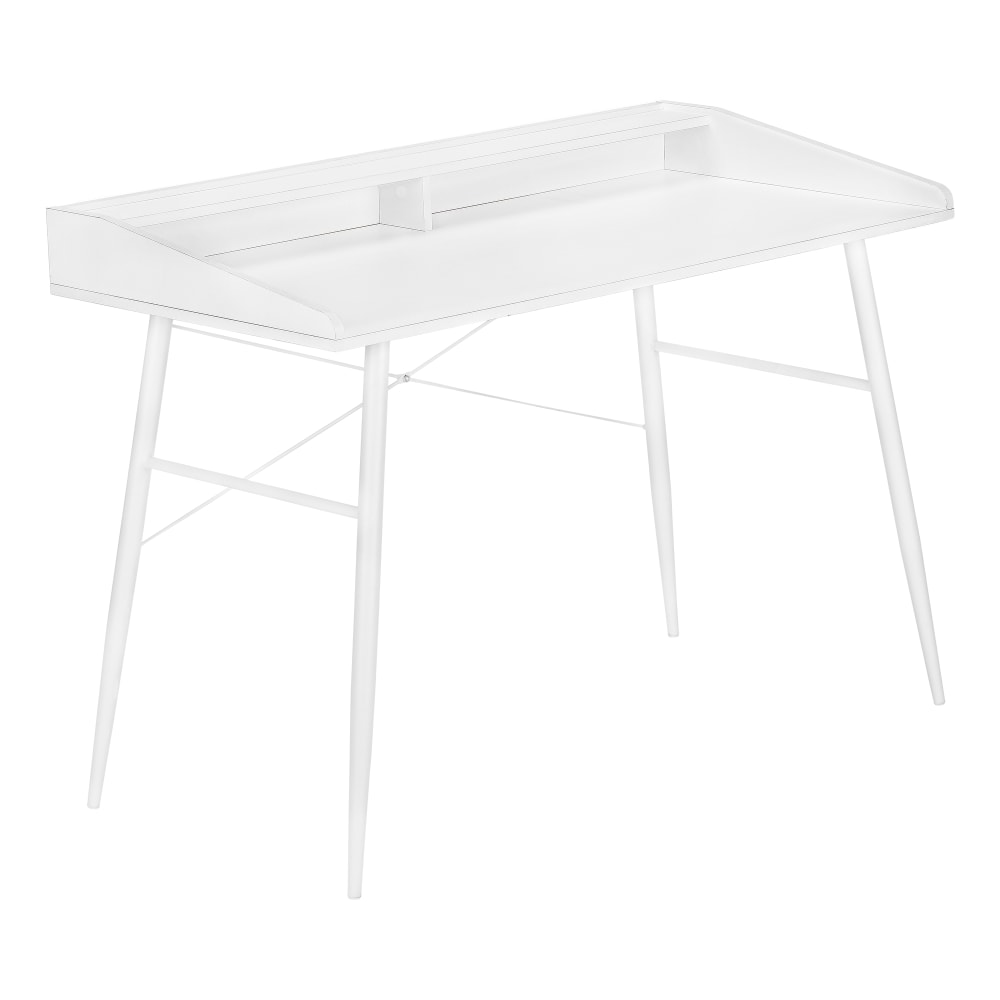 Monarch Specialties Len 48inW Computer Desk, White