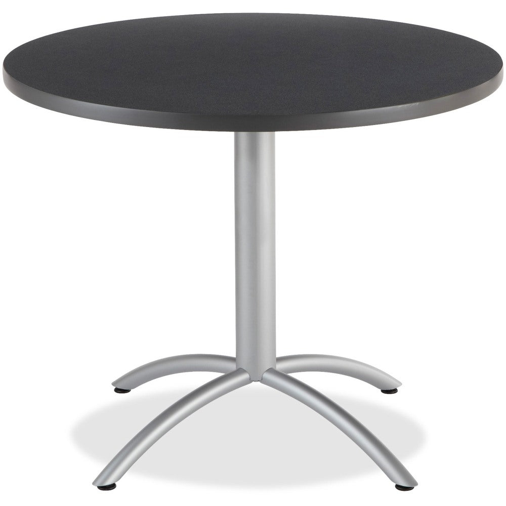 Iceberg CafeWorks Cafe Table, Round, 30in x 36inW, Graphite