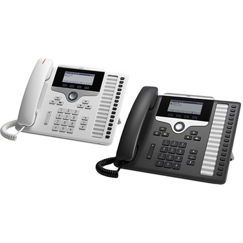 Cisco 7861 IP Phone - Wall Mountable - VoIP - 3.5in - Enhanced User Connect License - 2 x Network (RJ-45) - PoE Ports