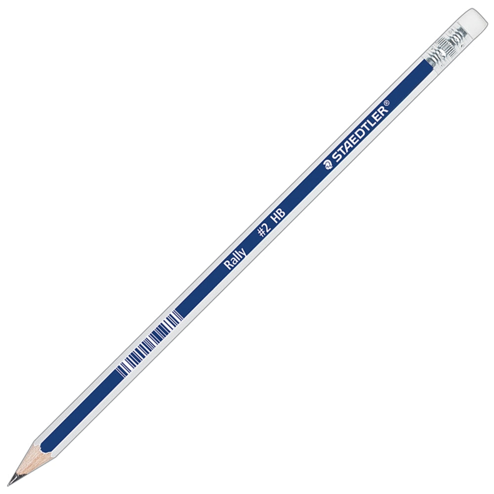 Staedtler Rally Pencils, Blue/White, Pack Of 12