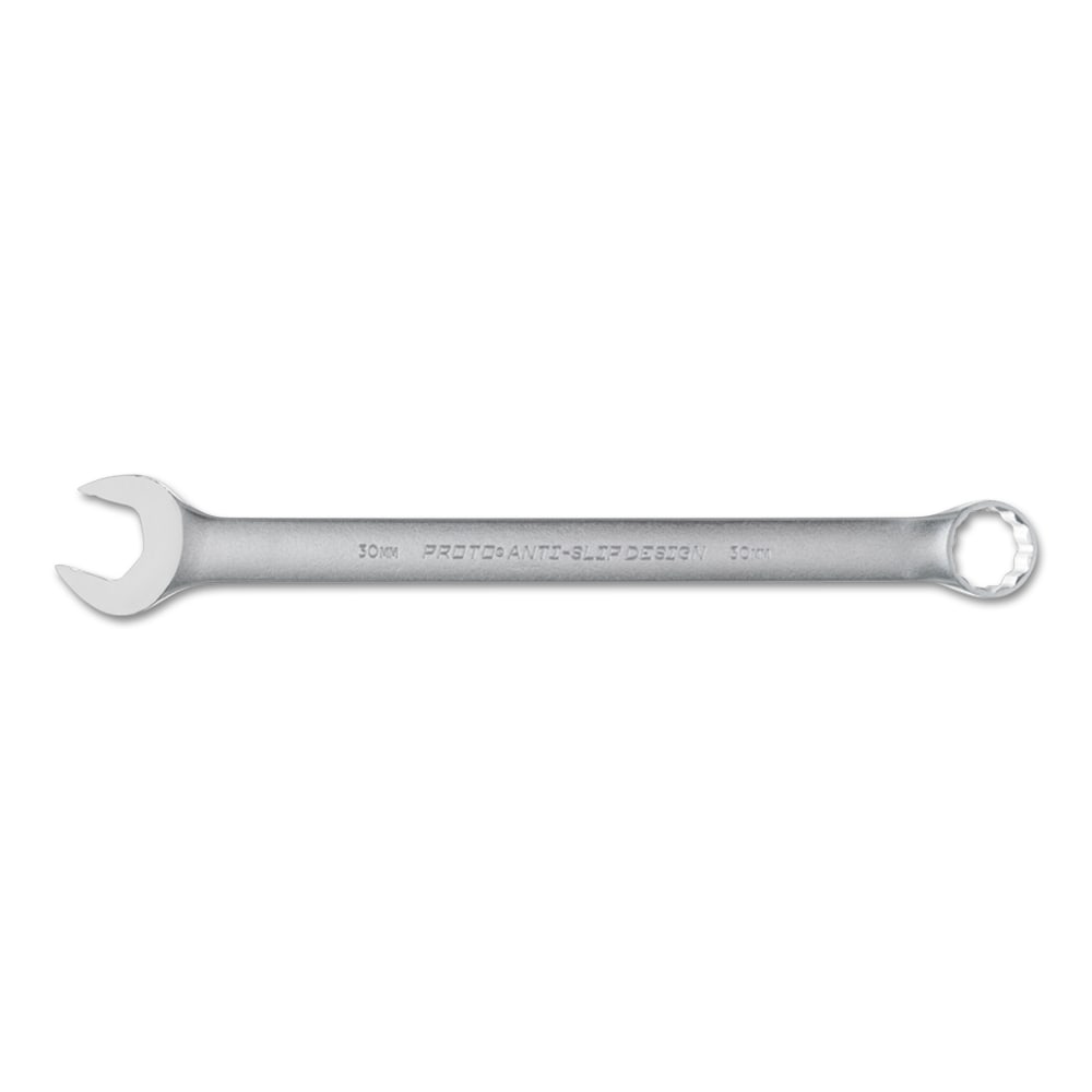 Proto Torqueplus 12-Point Metric Combination Wrenches - Satin, 30 mm Opening, 390.5 mm