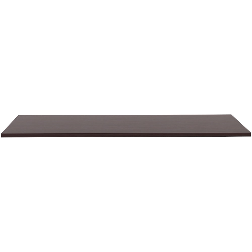 Lorell Quadro Sit-To-Stand Laminate Table Top, 60inW x 24inD, Espresso