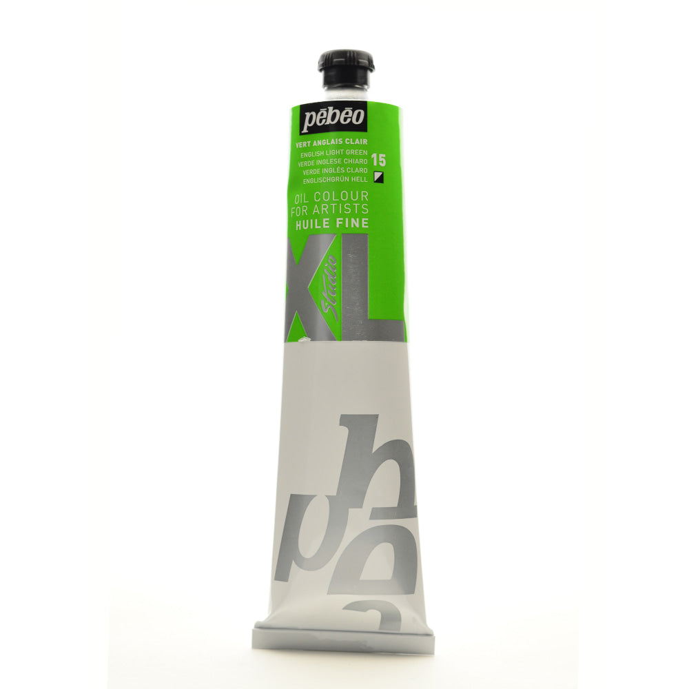 Pebeo Studio XL Oil Paint, 200 mL, English Light Green, Pack Of 2