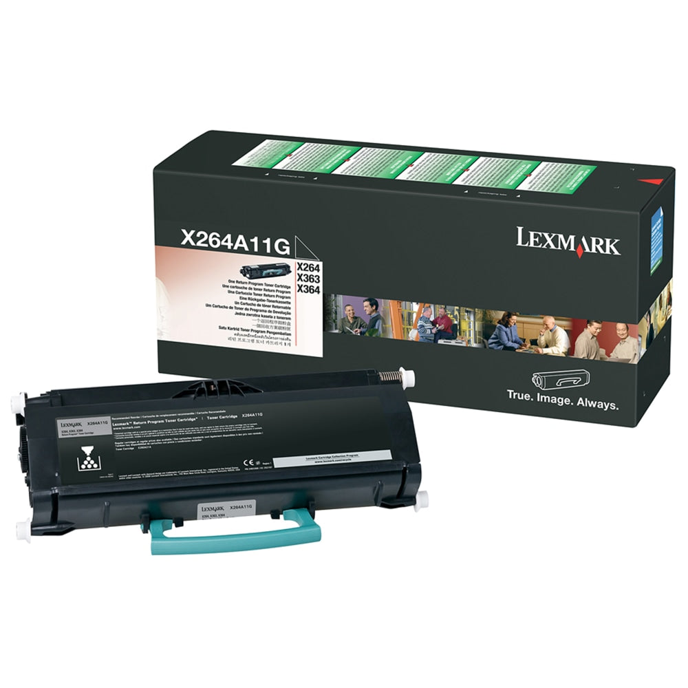 Lexmark X264A11G Black Return Program Toner Cartridge