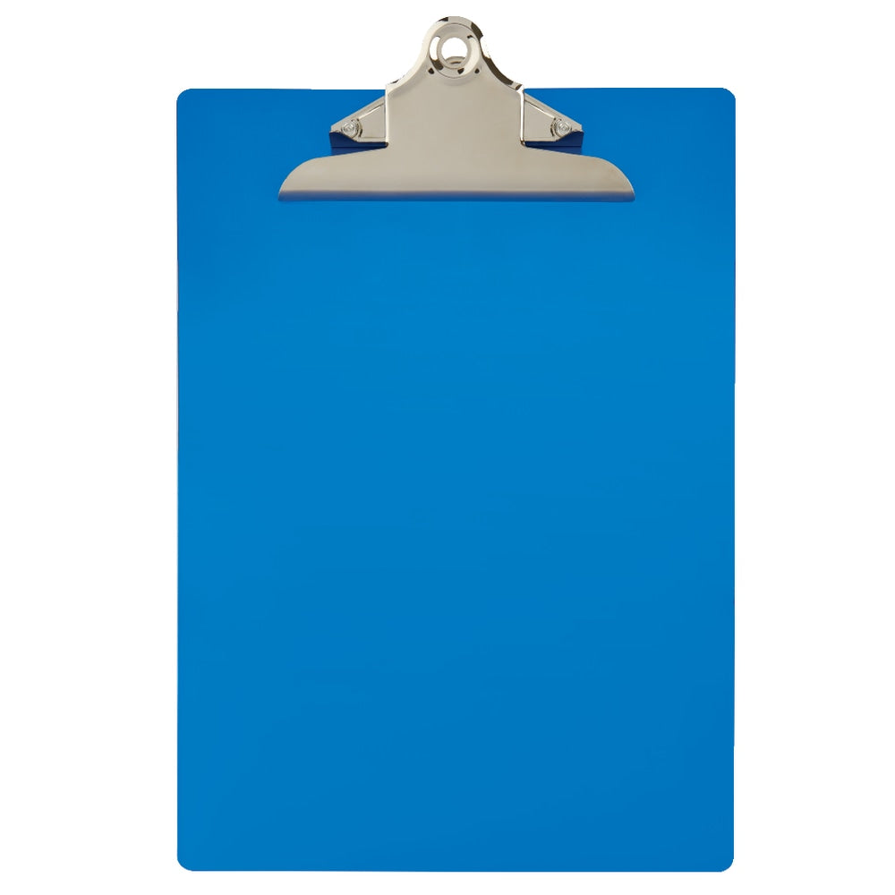 Office Depot Brand Aluminum Clipboard, 12in x 9in, Blue