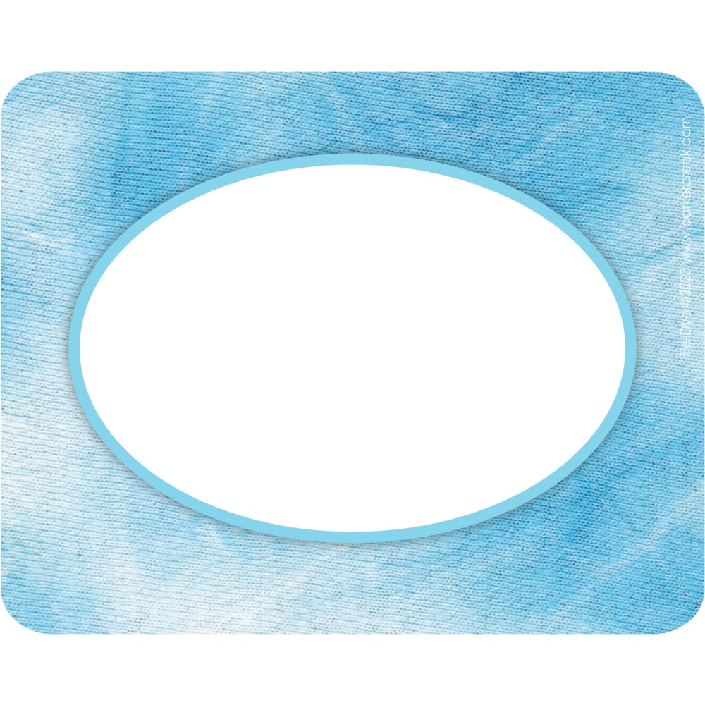 Barker Creek Self-Adhesive Name Tags, 2-3/4 x 3-1/2in, Tie-Dye, Pack Of 45 Name Tags