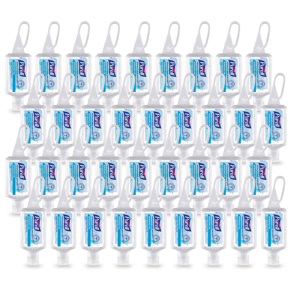 Purell Advanced Refreshing Gel Hand Sanitizer, 1 Fl Oz, Clean Scent, Case Of 36 Bottles