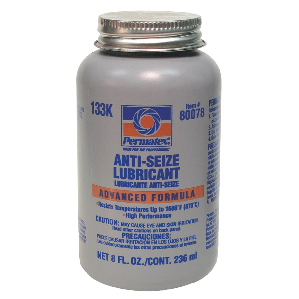 Anti-Seize Lubricants, 8 oz Brush Top Bottle