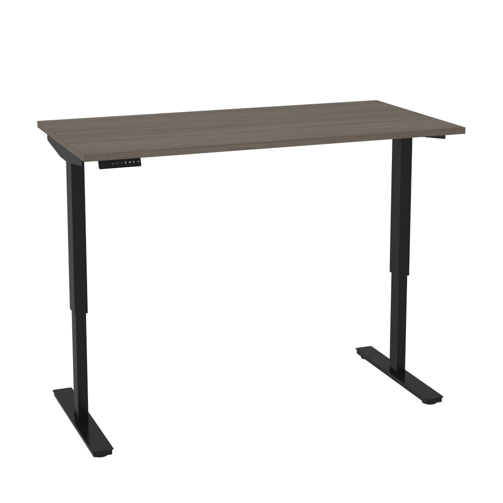 Bestar Universel Electric 60W Standing Desk, Bark Gray