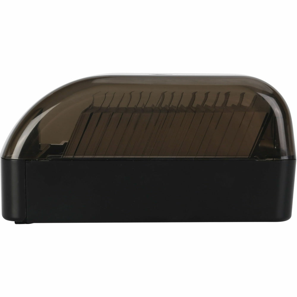 Lorell Card File, 350 Cards, Black