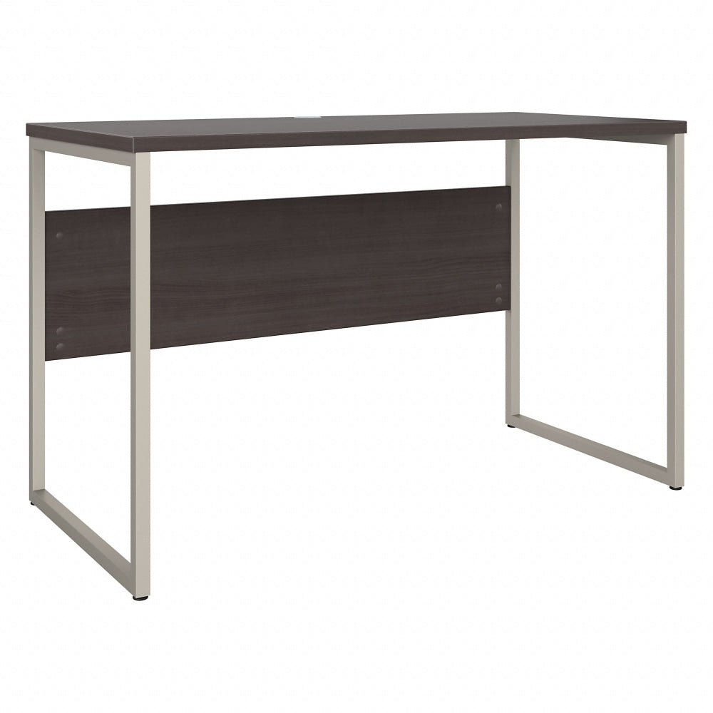 Bush Business Furniture Hybrid 48inW x 24inD Computer Table Desk With Metal Legs, Storm Gray, Standard Delivery