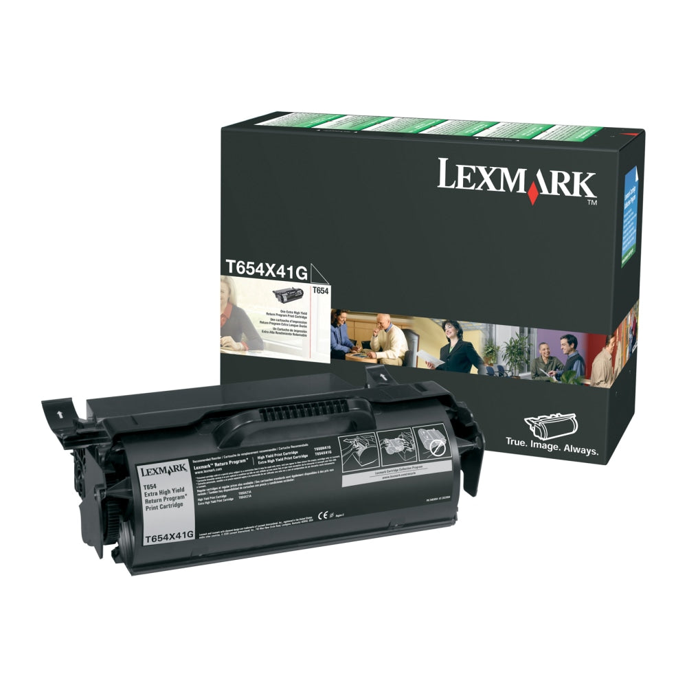 Lexmark T654X41G Black Extra-High Yield Return Program Toner Cartridge