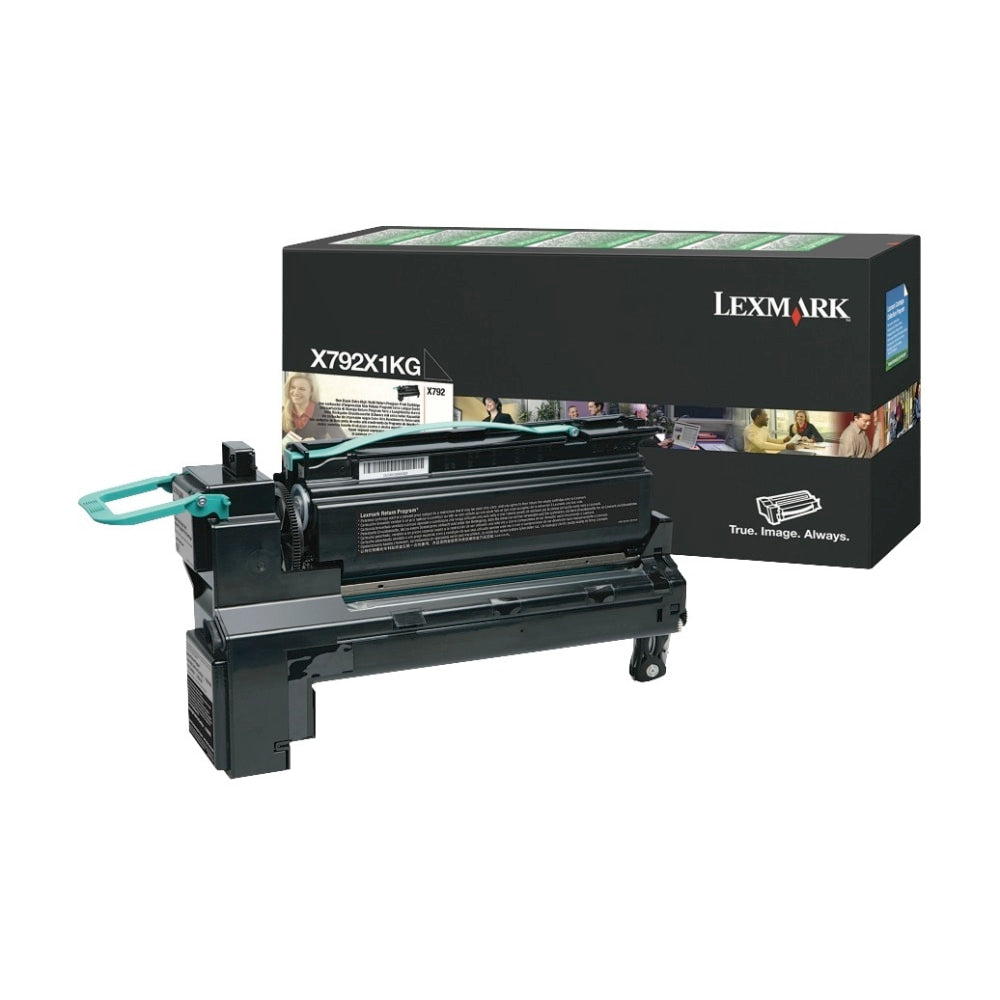 Lexmark X792X1KG Black Extra-High Yield Return Program Toner Cartridge