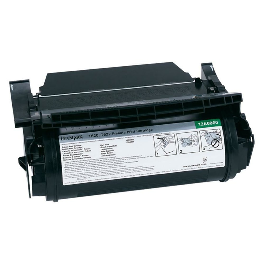 Lexmark 12A6860 Black Return Program Toner Cartridge