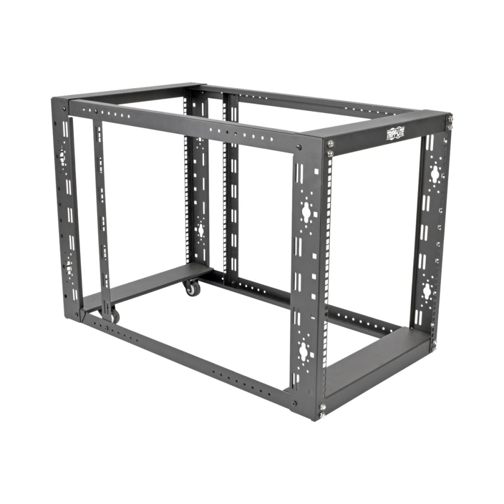 Tripp Lite 4-Post Open Frame Rack Cabinet Floor Standing 36in Depth - Rack open frame - 4-post - black - 12U - 19in