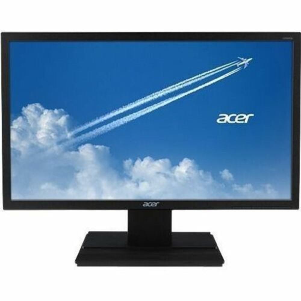 Acer V206HQL A HD+ LCD Monitor - 16:9 - Black - 19.5in Viewable - Twisted Nematic Film (TN Film) - LED Backlight - 1600 x 900 - 16.7 Million Colors - 200 Nit - 5 ms - HDMI - VGA