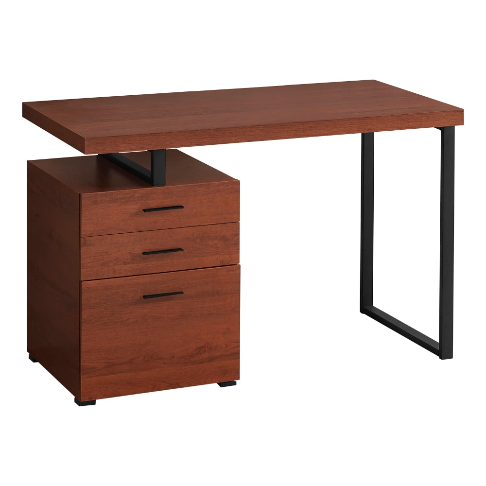 Monarch Specialties Melody 48inW Computer Desk, Cherry