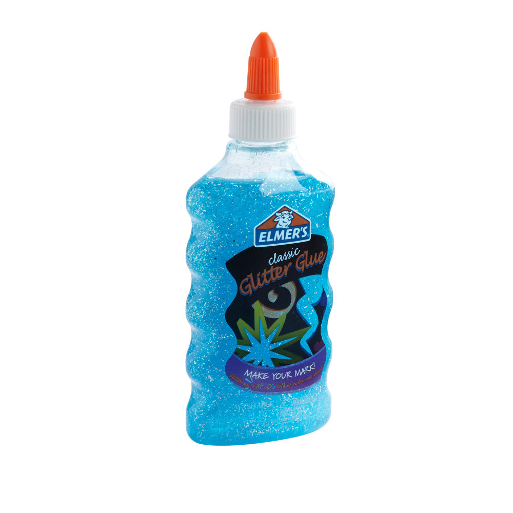 Elmers Glitter Glue, 6 Oz, Blue