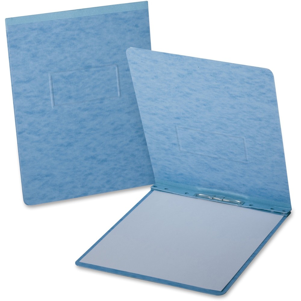 Oxford PressGuard Report Covers With Reinforced Top Hinge, 8 1/2in x 11, 65% Recycled, Light Blue