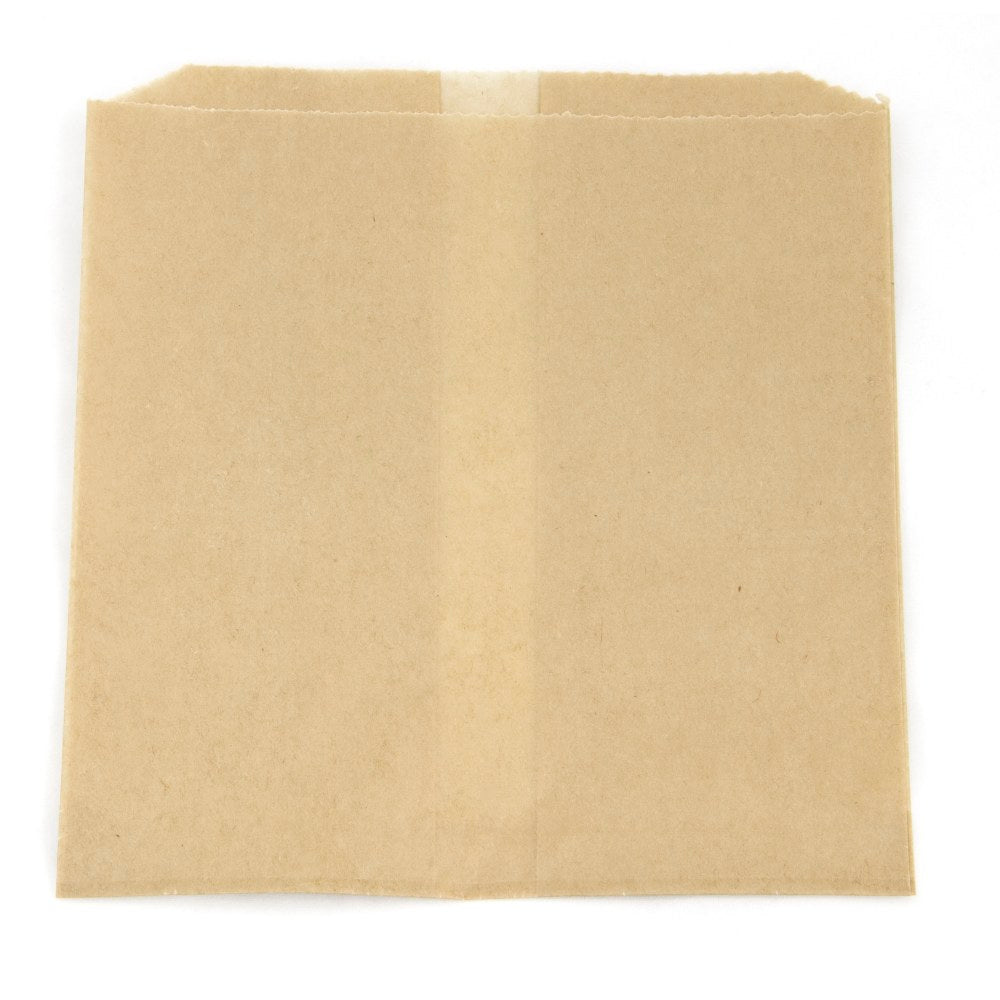 Hospeco Waxed Paper Liners, 8inH x 8-1/2inW x 7inD, Brown, Pack Of 500 Liners