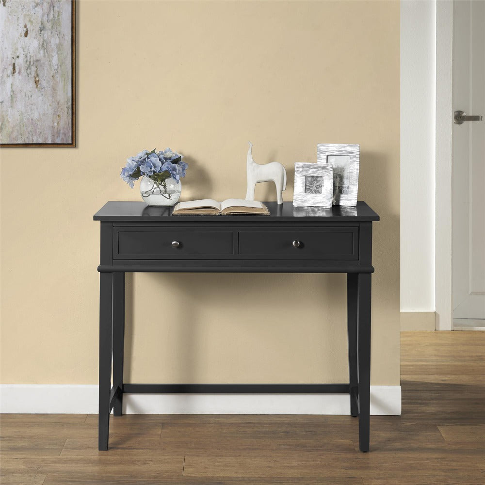 Ameriwood Home Franklin 36inW Writing Desk, Black