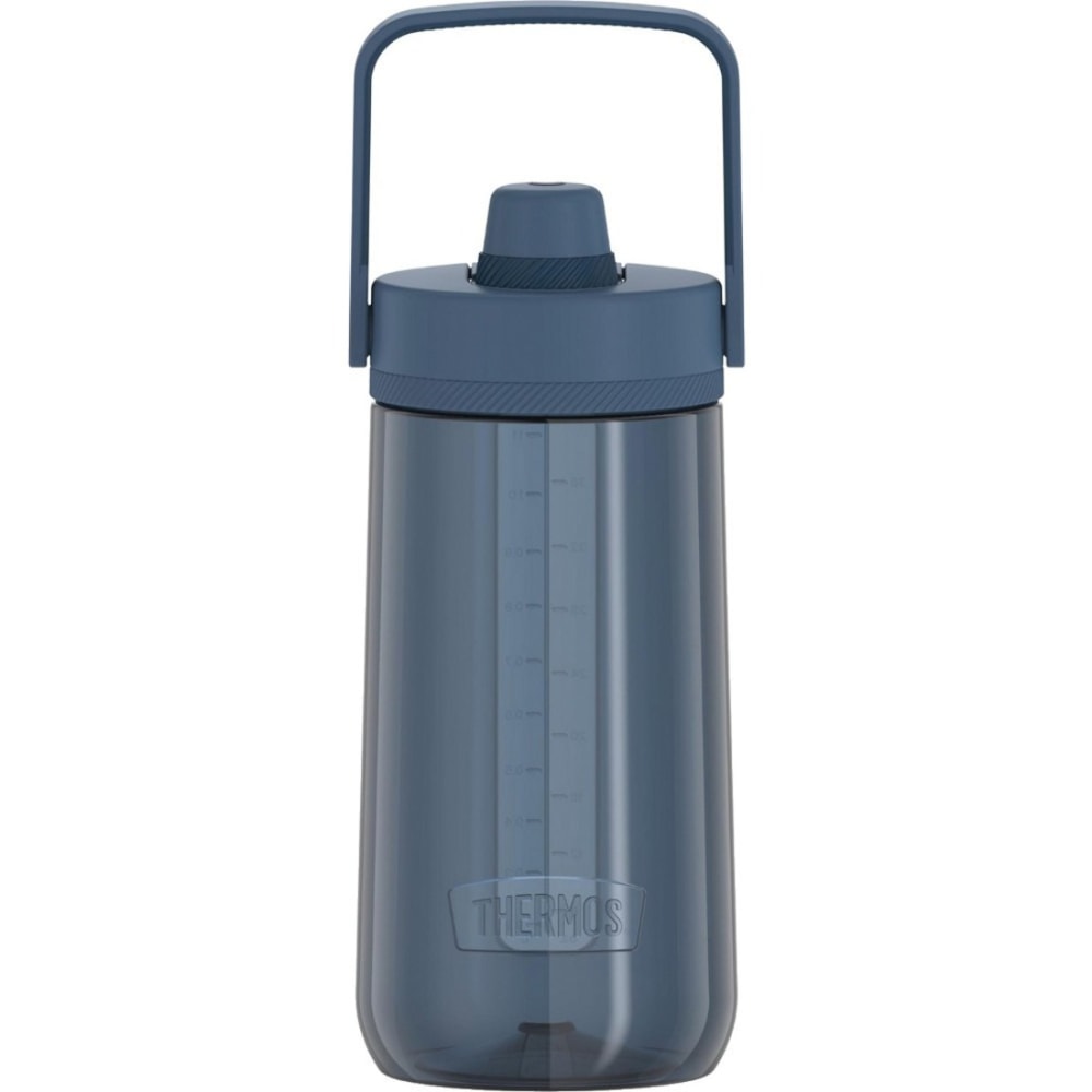 Thermos 40-Ounce Guardian Hard Plastic Hydration Bottle with Spout (Slate Blue) - 1.25 quart - Slate Blue, Blue - Plastic, Tritan