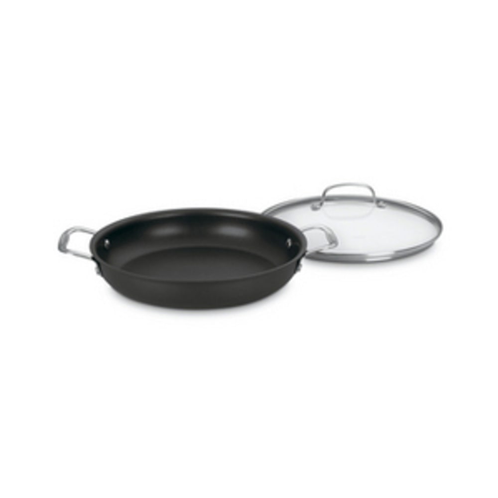 Cuisinart 12in Everyday Pan With Medium Dome Cover, Black