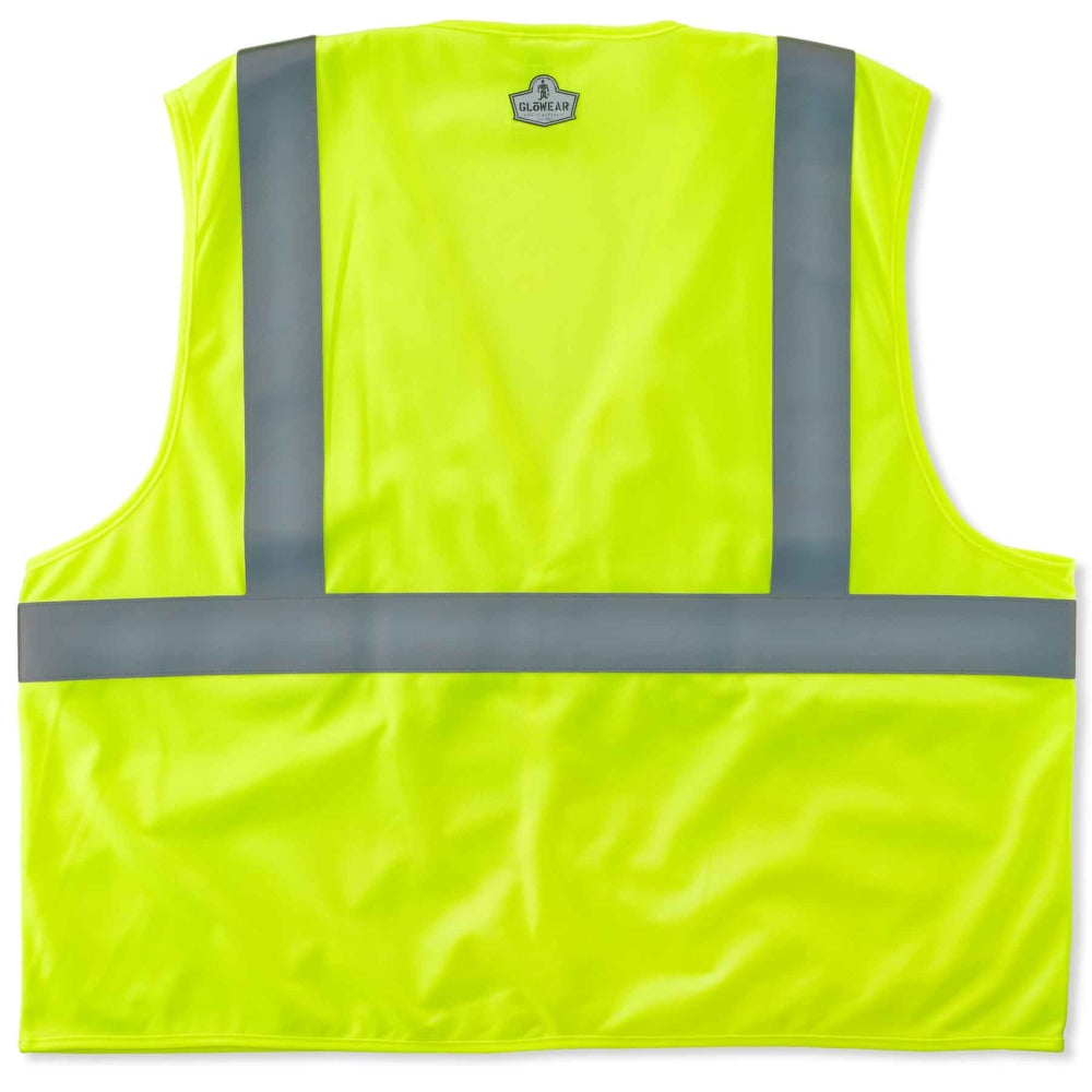 Ergodyne GloWear Safety Vest, After-Flame Treated, Type-R Class 2, 4X/5X, Lime, 8255HL