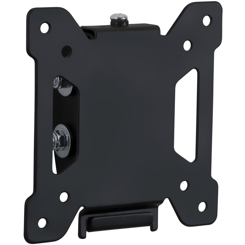 Mount-It! Tilting TV Wall Mount For Screens 13 - 27in, 4-3/4inH x 4-3/4inW x 1-7/16inD, Black