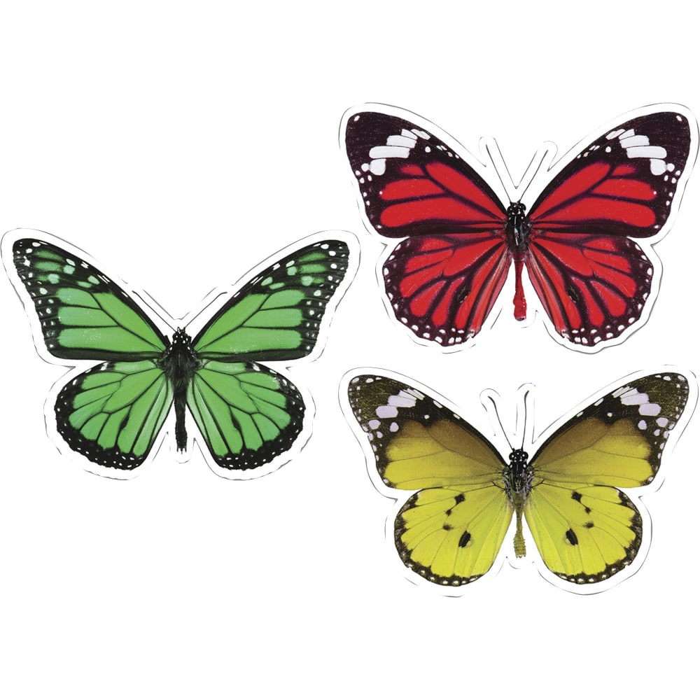 Schoolgirl Style Cut-Out Decorations, Woodland Whimsy Butterflies, Pack Of 36 Decorations